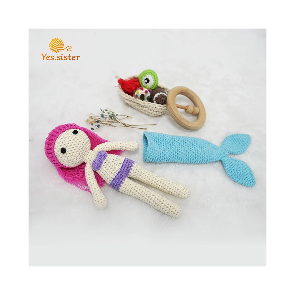Hot Selling Lovely Mermaid Crochet Amigurumi Doll
