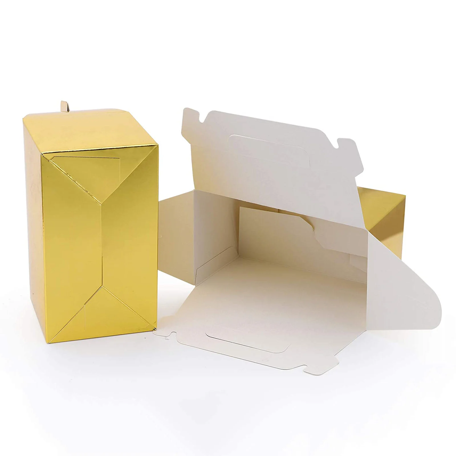Коробки для конфет Gable Gold 6 2x3 5x3 5 дюйма маленькие подарочные коробки Goodies свадьбы и дня рождения коробка сувениров