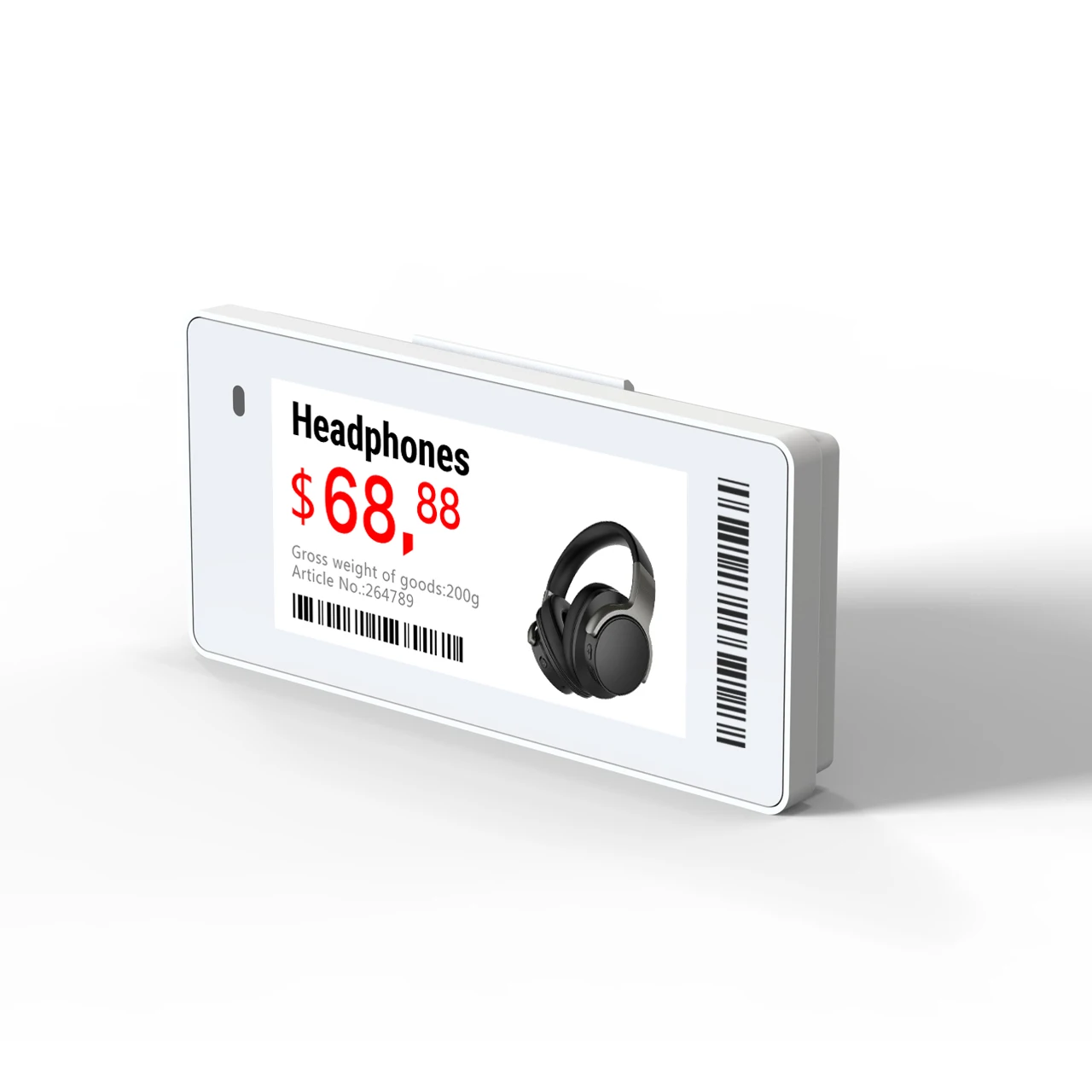 New design 2.4Ghz wireless control 2.13 inch ESL Tag supermarket 2.13 inch ESL label e-ink label