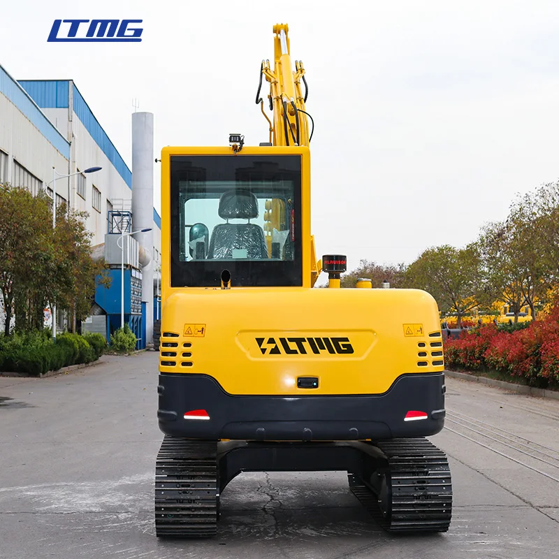LTMG Hot sale excavatrice joystick control mini digger 6ton 8ton crawler excavator with air conditioner cabin