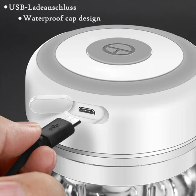 
Wireless USB Charging Electric Mini Garlic Crusher Press Blender Grinder Garlic Chopper 
