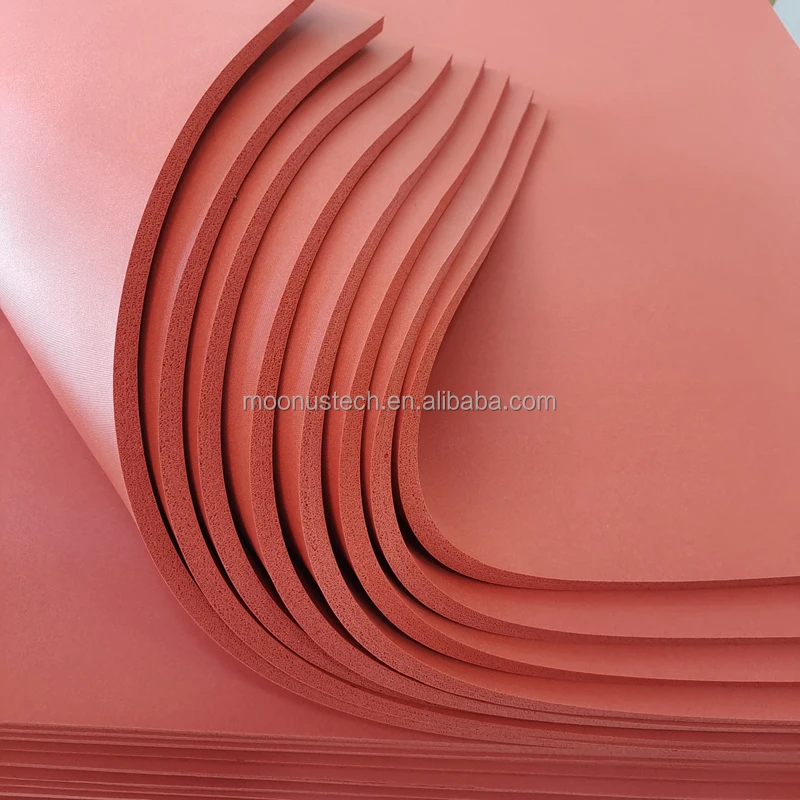 Silicone rubber sheet for heat press machine iron on pad 60x80 80x100 100x120 100x150x100x1000