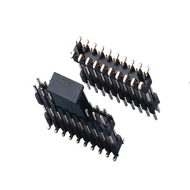 2.54 Pin Header H2.0 Dual Row Straight DIP. header connector  pin header