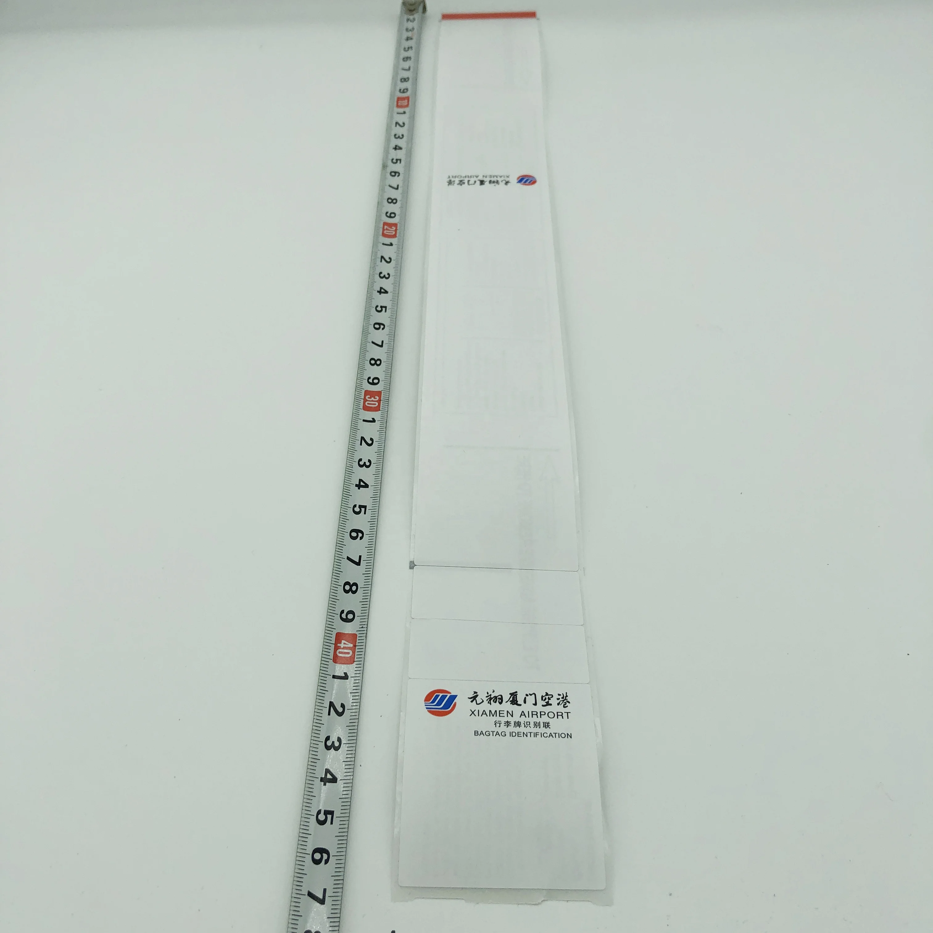 High Quality UHF thermal Paper RFID chip Airline Luggage Tag for Airport Luggage Tracking