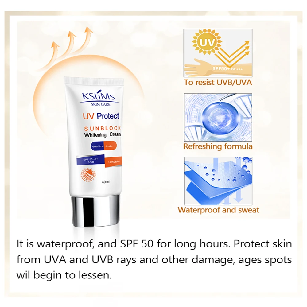 Korean BB CC Sunscreen Cream Foundation with SPF 50 Face Sun Solar Korea Cream SPF 50 for Acne & Sensitive & Dry Skin
