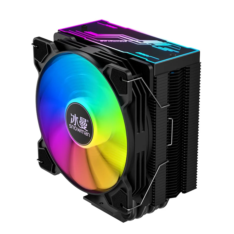 SNOWMAN Hot Sale CPU Cooler 4 Pin PWM Computer  CPU Cooling Fan Intel LGA 1700 2011 1155 1200 AMD PC Radiator