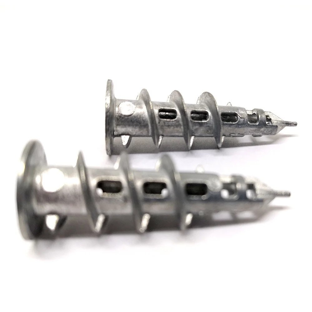 Самосверляющая Штукатурная заглушка для сухой стены ребристый Универсальный нейлоновый якорь для гипсокартона