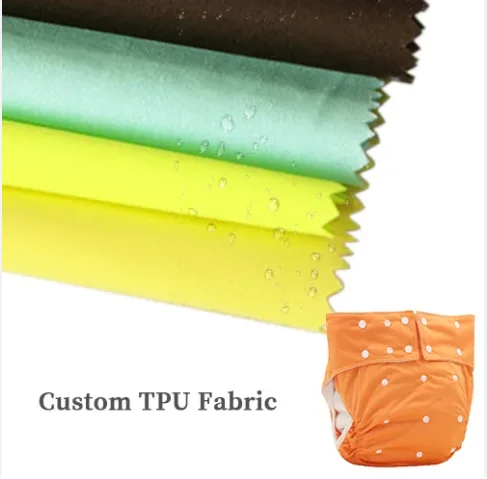 Tissu Pul lamine en Film Tpu  impermeable et reutilisable  pour couches en tissu pour garons et filles