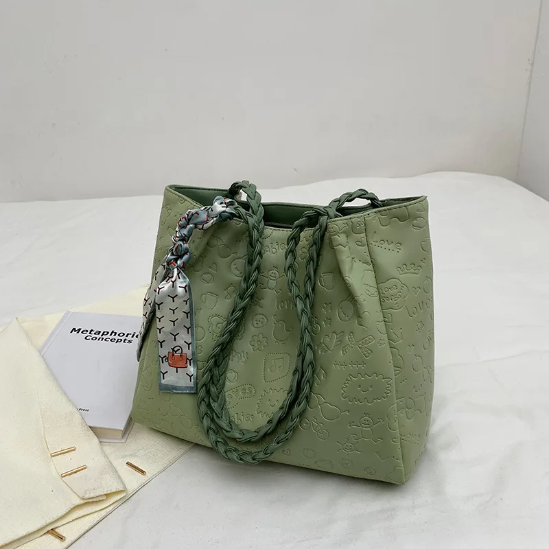 New design embossed shining fashion luxury designers premium leather handbag