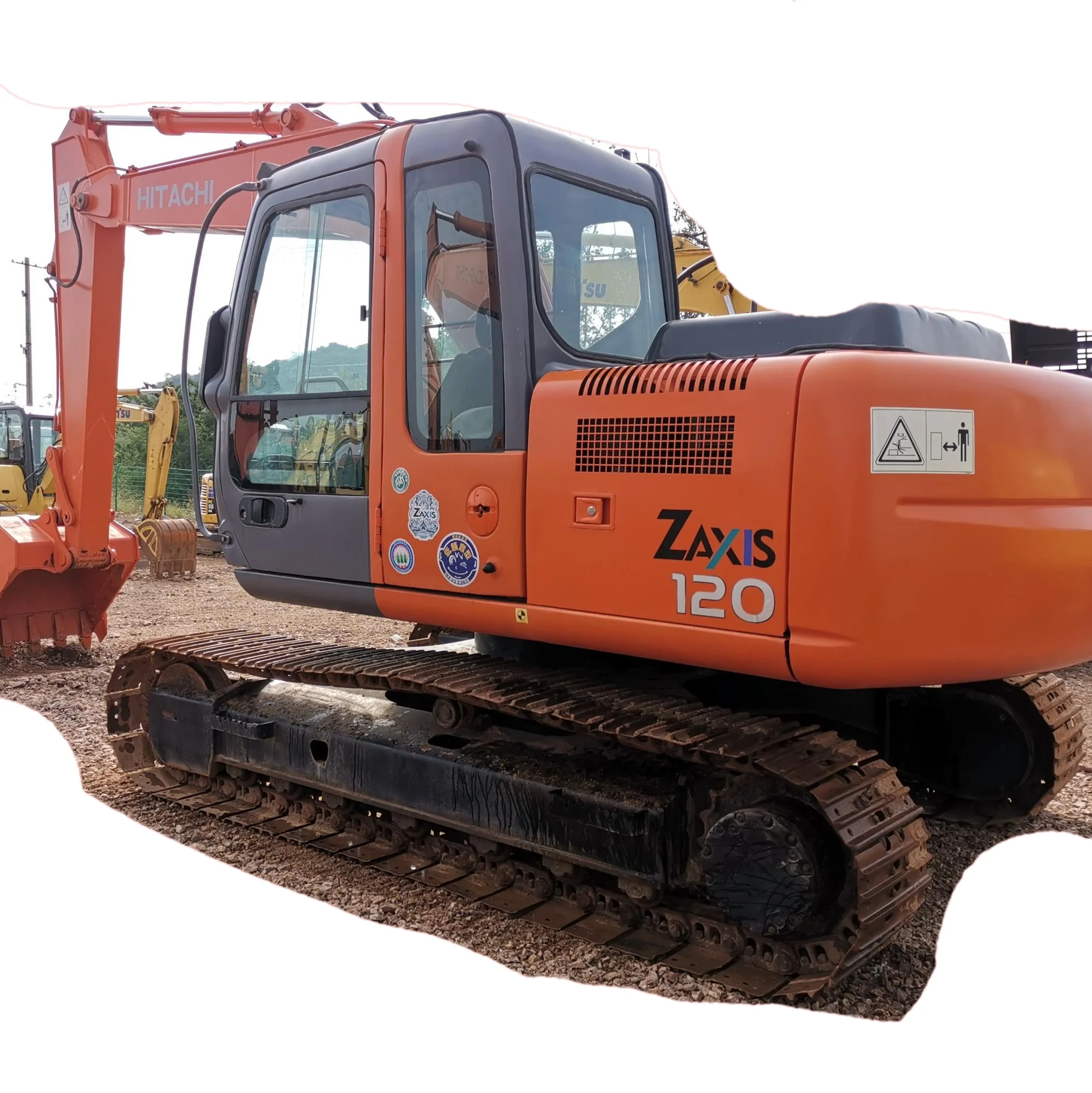 Hitachi 12 Ton used ZX120-6 crawler excavator manufacturer Japan original engine