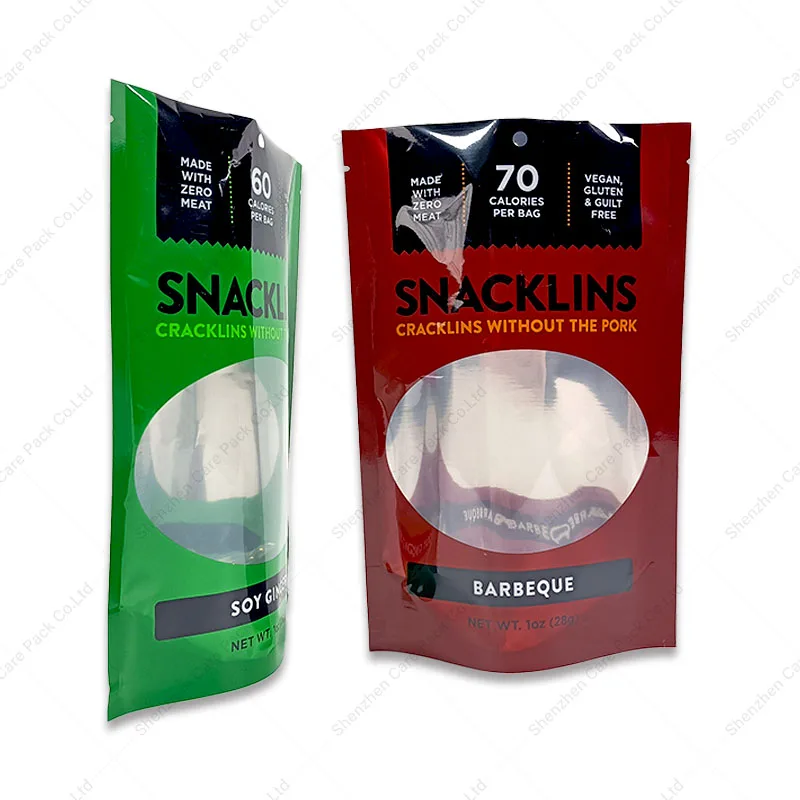 Custom Snack Peanut Food Packaging Plastic Bag Flexible Bolsa Mylar Glossy Ziplock Dry Food Plastic Bags