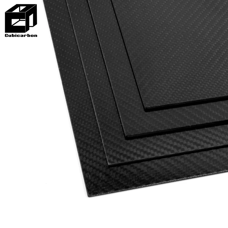 Factory Custom Carbon Fiber Sheet 3K Carbon Sheets Plat Matte And Glossy Surface Thickness 0.5mm 1mm 1.5mm 2mm 2.5mm 3mm 4mm, Et