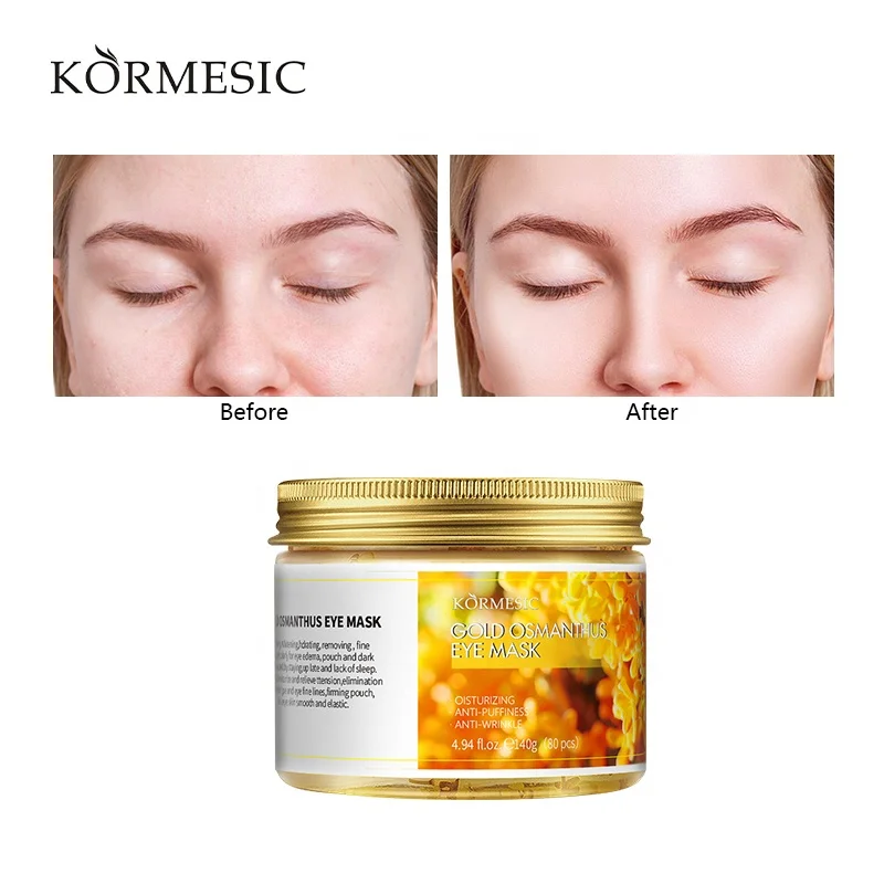 KORMESIC Wholesales Skin Care hydrating eye mask Anti Aging Whitening Eye Patch Dark Golden eye mask