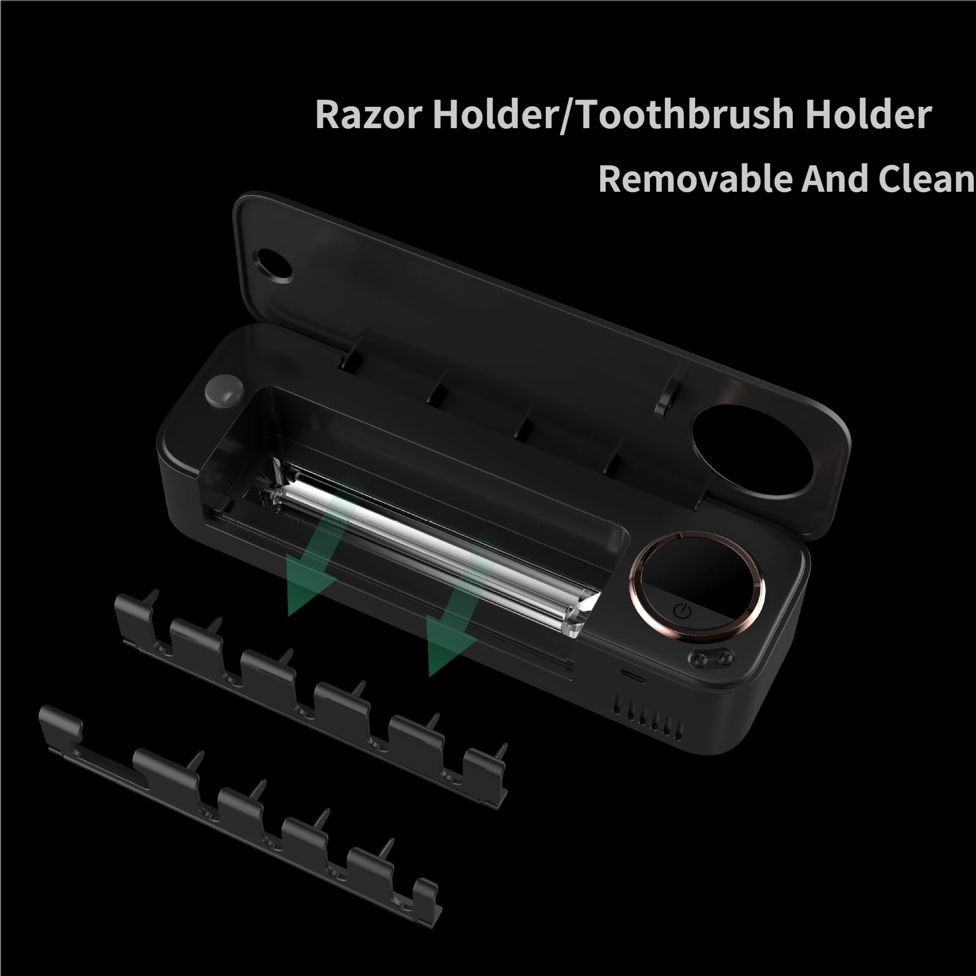 Automatic Punctual Toothbrush Disinfection Box And Air-drying Disinfection Machine Toothbrush Holder