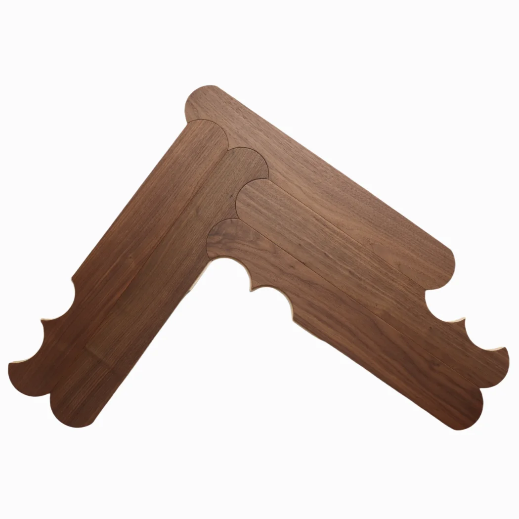 Elegant and Romantic Hardwood Parquet Flooring black walnut Wooden Timber Floor Luxury  Parquet wood flooring for HOUSE