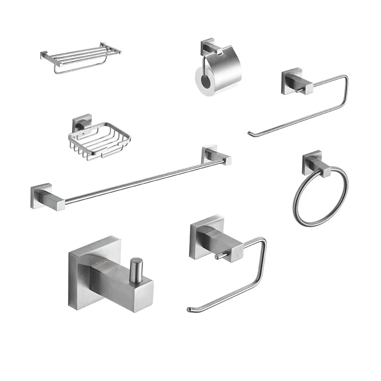 Luxury High End Sanitary Wares Stainless Steel Bathroom Set