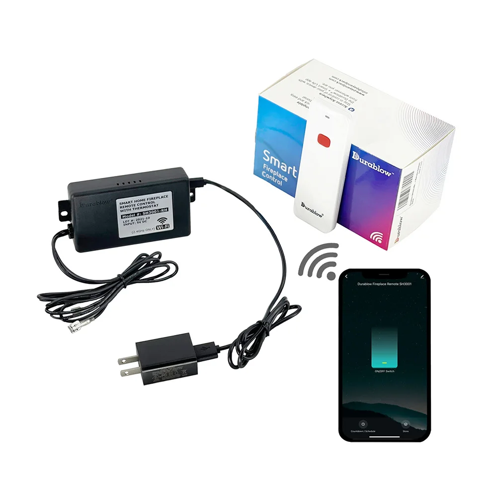 Low MOQ Smart Home Thermostat Timer For Millivolt Valve Gas Fireplace Remote Control