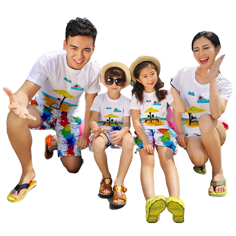 OEM factory custom surfing board shorts mens swim trunks High Quality Mens Quick Dry Beach Shorts Parent-child outfit