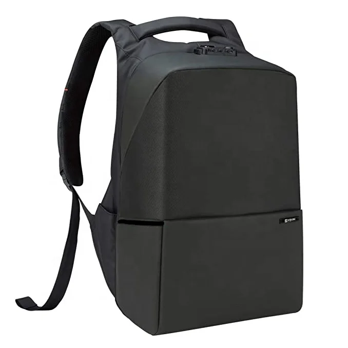 
Business Laptop School all black backpack with logo custom 