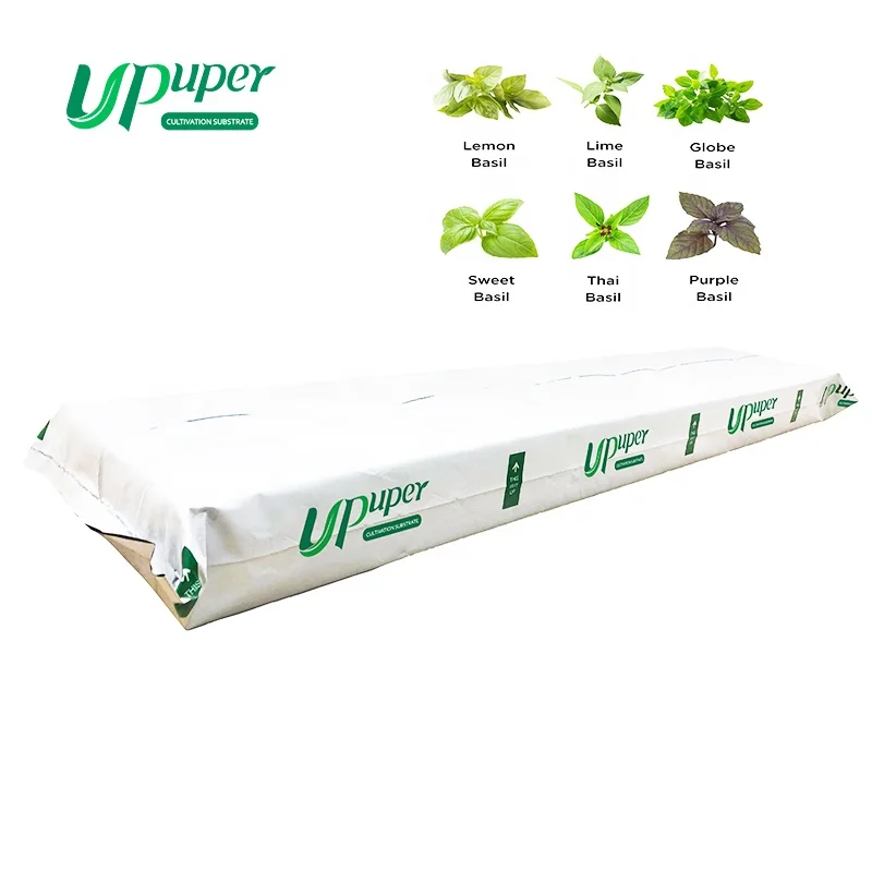 UPuper 40x8x3 inch Agriculture Tomato Cultivation Greenhouse Indoor Hydroponic Grow Systems Rock Wool Grow Slabs