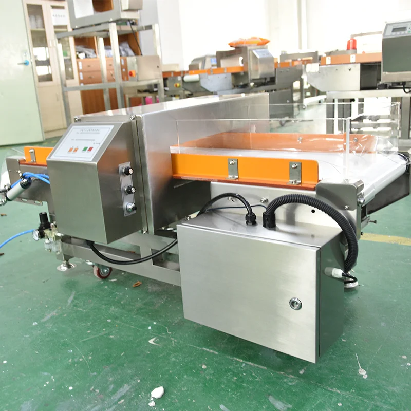 High Quality Industrial Metal Detector Food/Plastic with Automatic Reject System