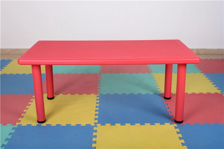 Kindergarten rectangular tables kids plastic chairs and tables children table and chair