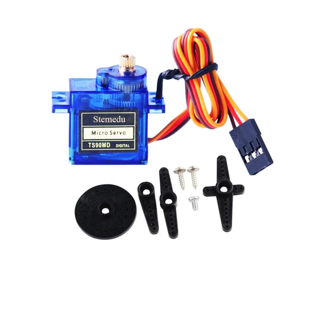 90 180 270 360 degree TS90MD 4.8-6.0V 9g Full Metal Gear Digital RC Micro Servos Motors for Remote Control Robots Cars