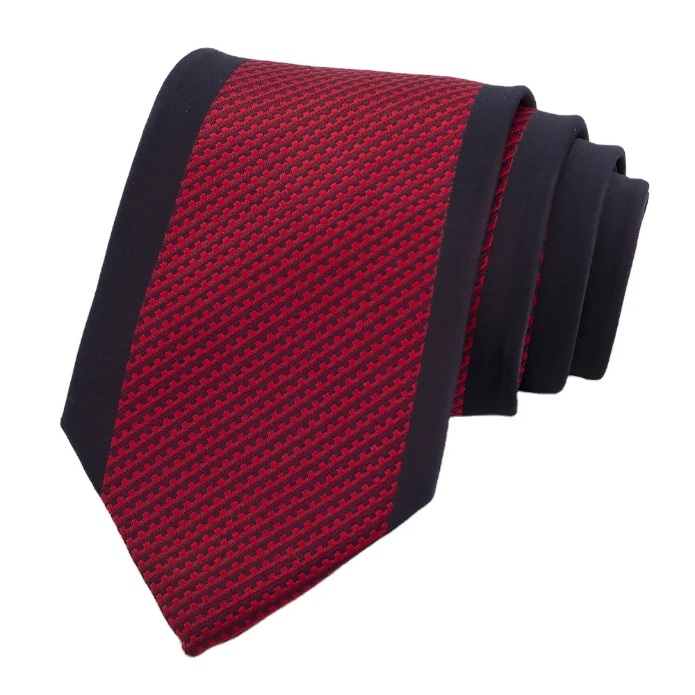 RunLin Factory Modern Handmade Woven Jacquard Fabric Customized Business Silk Neck Ties