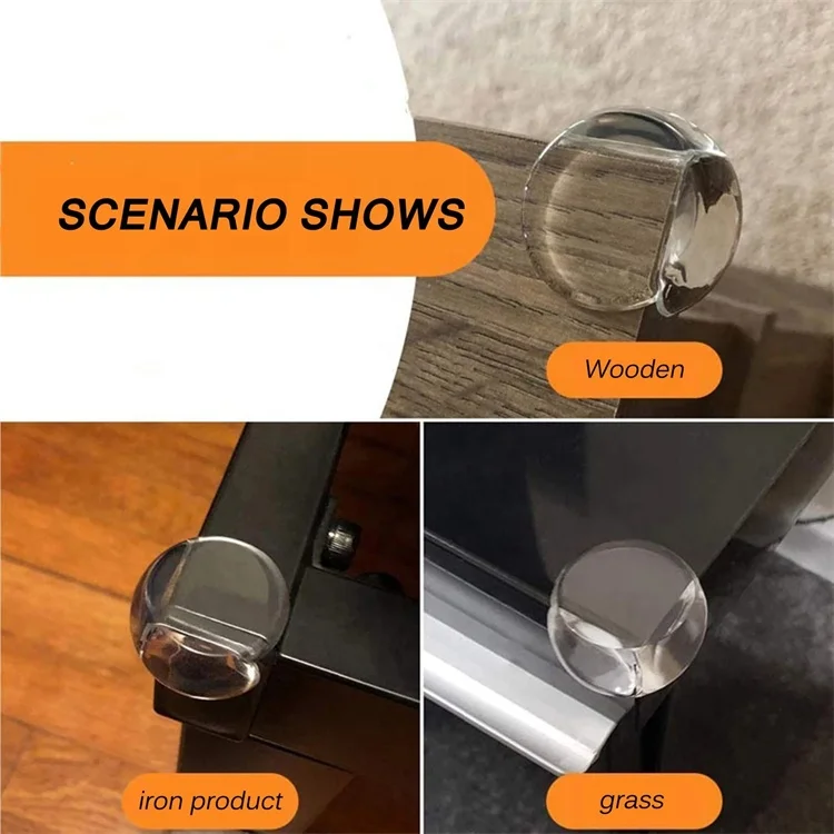 Лидер продаж Amazon, Прозрачный Силиконовый протектор углов для ухода за ребенком