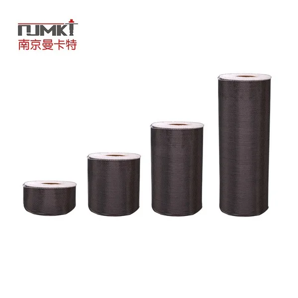NJMKT Cost-Effective  Carbon Fiber Fabric  for Construction Reinforcement  200gsm, 300 Gsm, 600gsm 1k 3k 6k 12k 3900 MPA