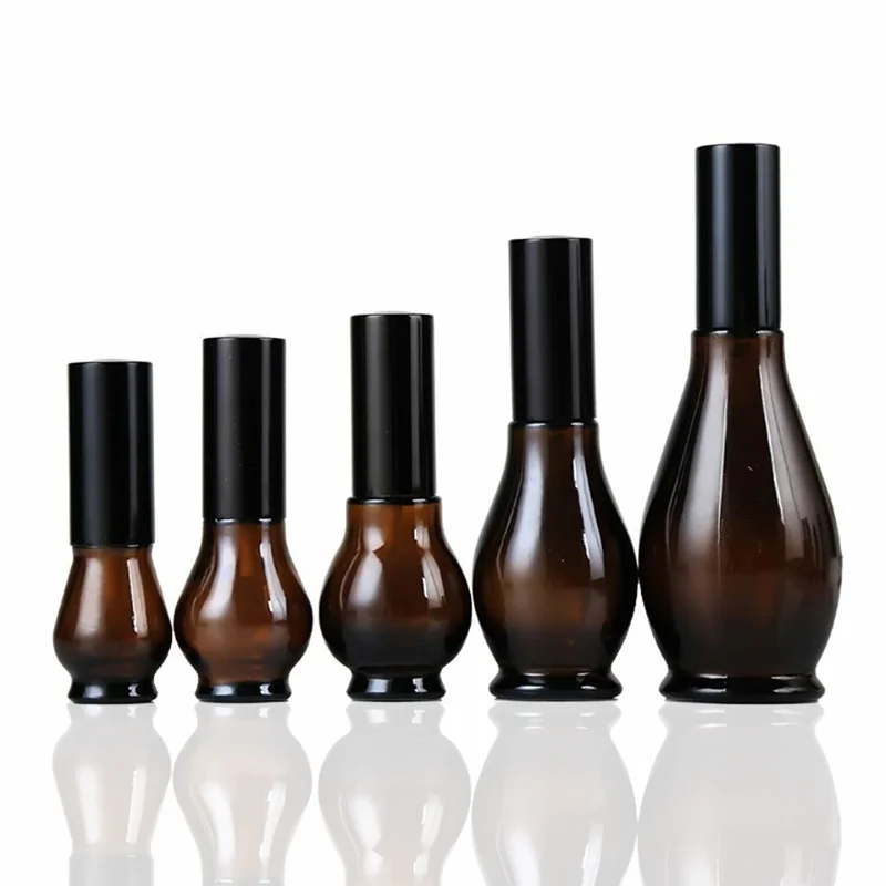 Glass Dropper Bottle Modern Eye Empty Essential Oil Bottles 30ml Skincare Packaging With Box Customize