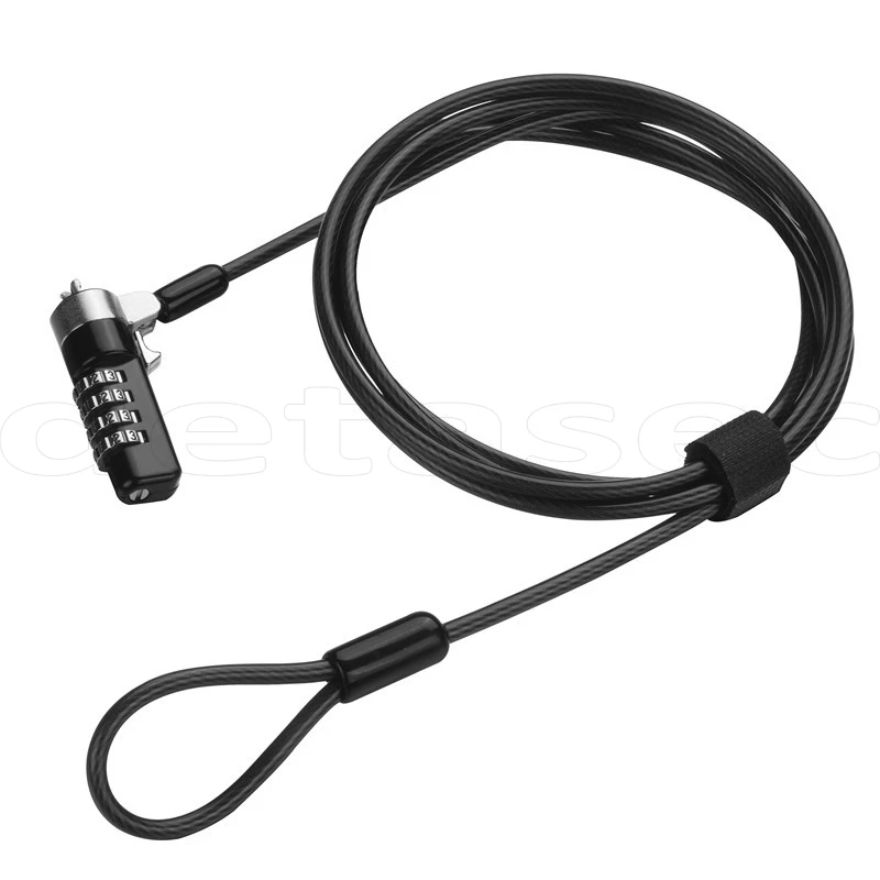 Newly 4 Digital combination Wedge Laptop Security Computer Lock for Retail anti-theft