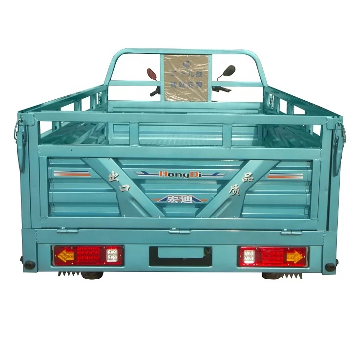 Heavy Duty Long Range 60v 120AH 2.2m Cargo Box Three Wheel Electric Cargo Tricycles for Farm