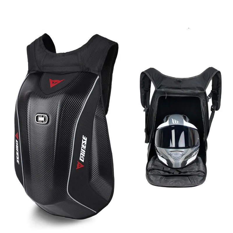 Brand motorcycle riding backpack motorcycle helmet backpack waterproof hard shell travel backpack