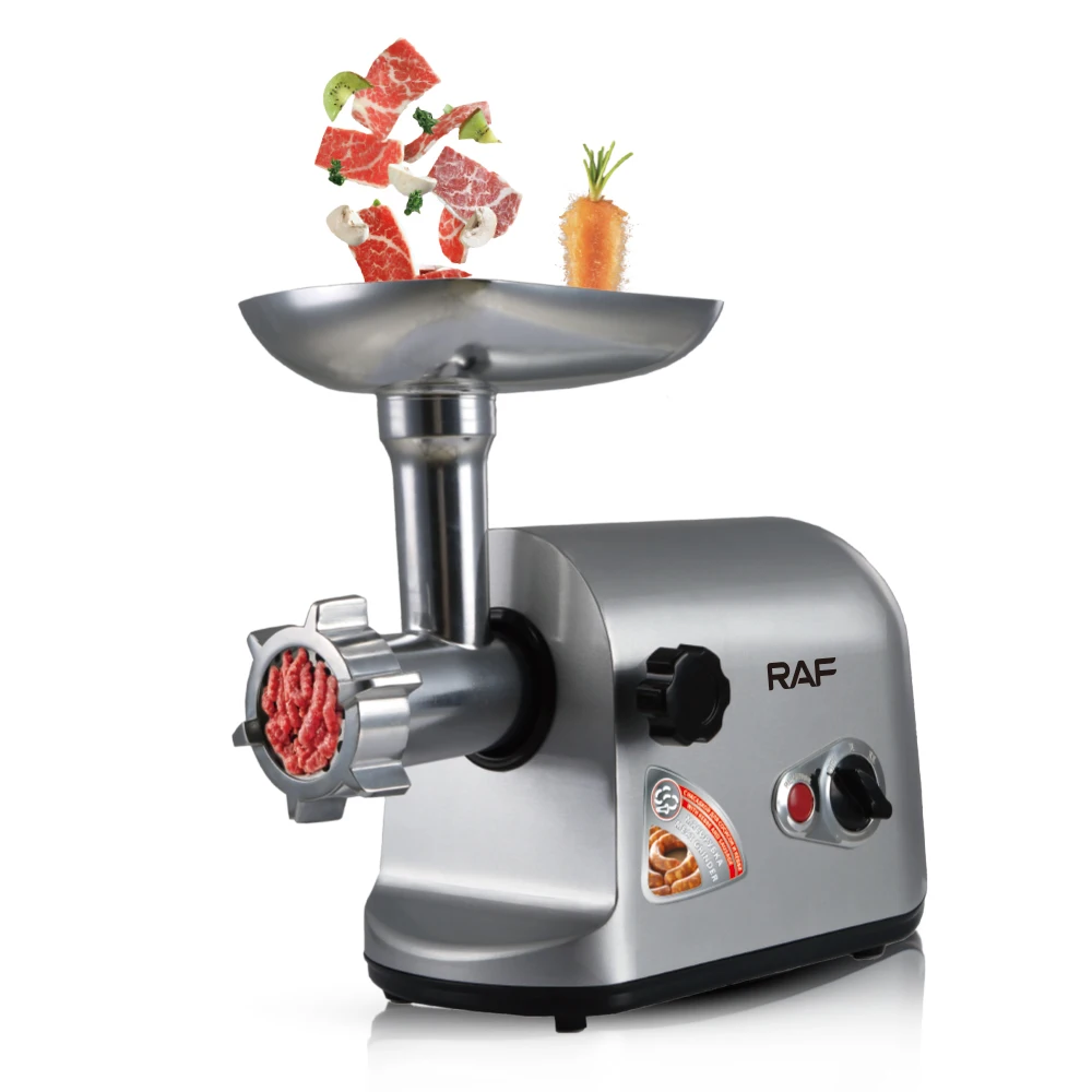 RAF Upgrade Multi-function Commercial High Power Meat Grinder Self Sharpening Blade Electric Meat Grinder