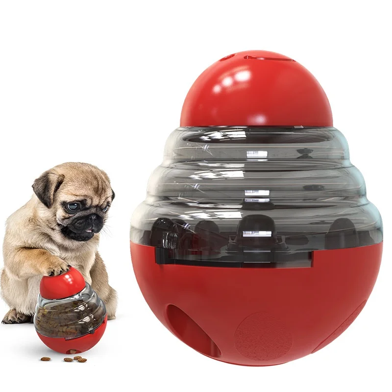 Tumbler Pet Leaky Food Toy Interactive Dog IQ Treat Toys Slow Feeder Dog Food Ball Dog Puzzle Dispenser Ball