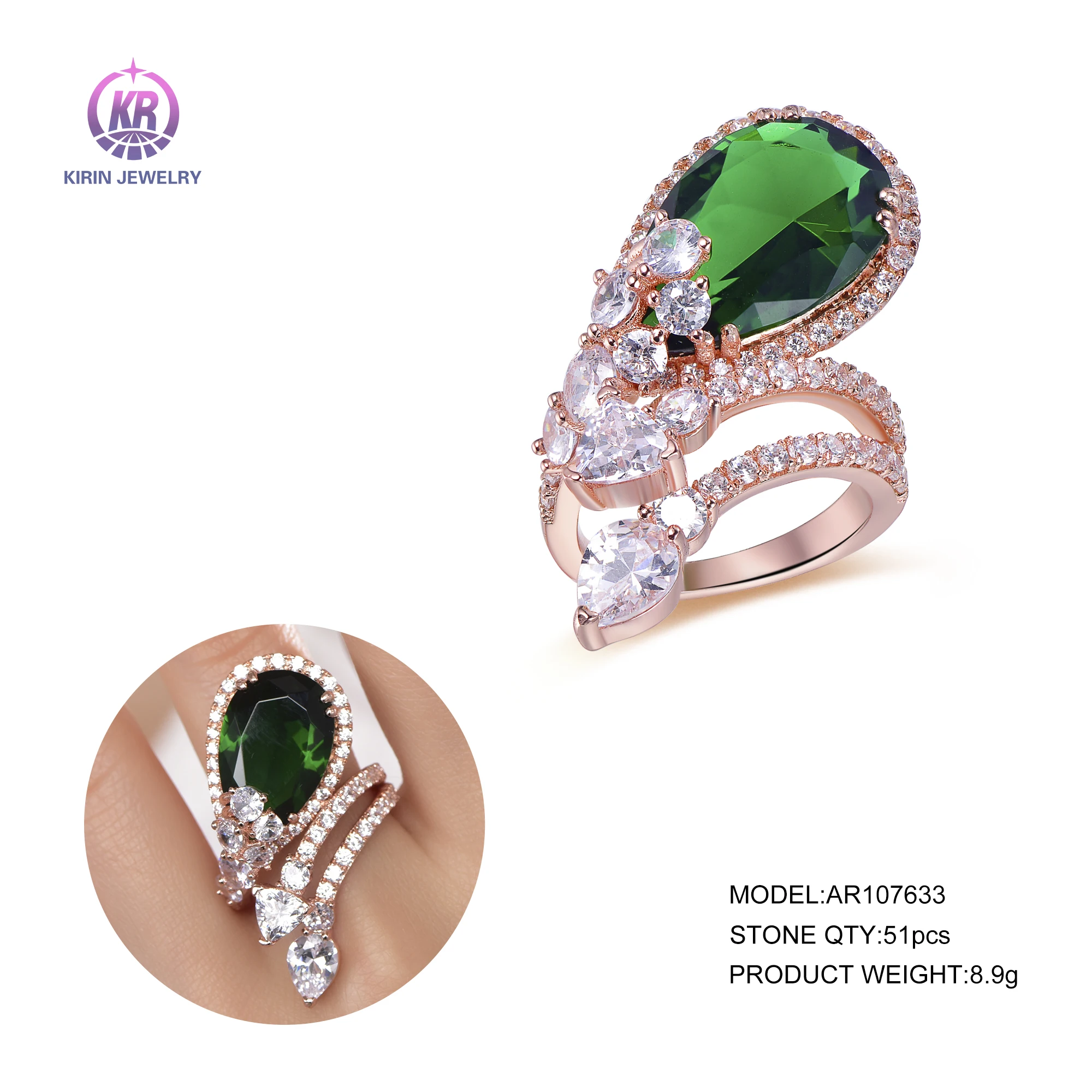 moissanite diamond ring