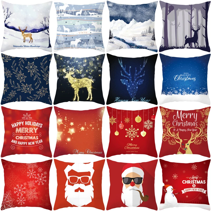 custom christmas cushion kids pillow covers manufacturers custom pillow case satin custom printing
