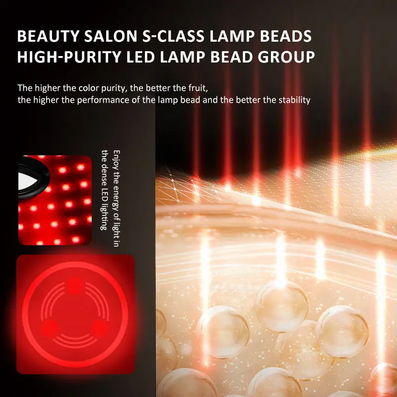 2025 New Arrivals Trending Home Use Beauty Equipment Silicone 7 in 1 LED Facial Mask Red Light Therapy Face Mask for Skin Care
