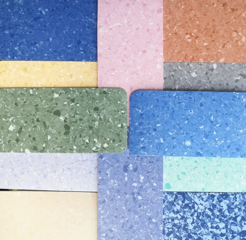 
Cheap price Hospital PVC floor rolls homogeneous vinyl floor 