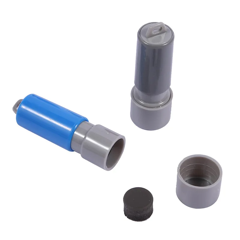 Atomic Seal Shell Material factory sale colorful keychain toy flash rubber 10mm HA09 self inking stamp