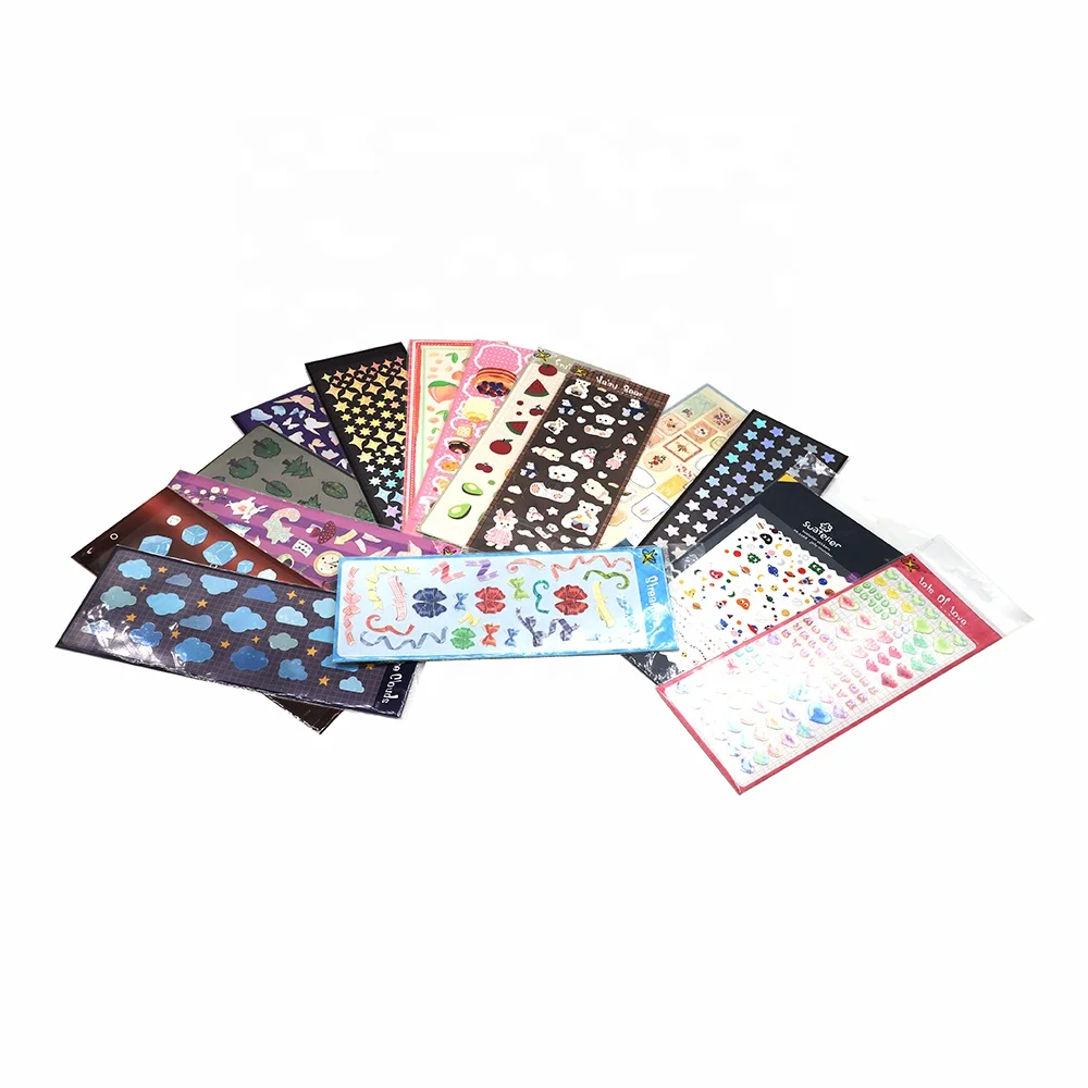 Self Adhesive Customized Printing Clear Colorful Round Die Cut Kiss Cut Stickers Transparent Logo Roll Packaging Label