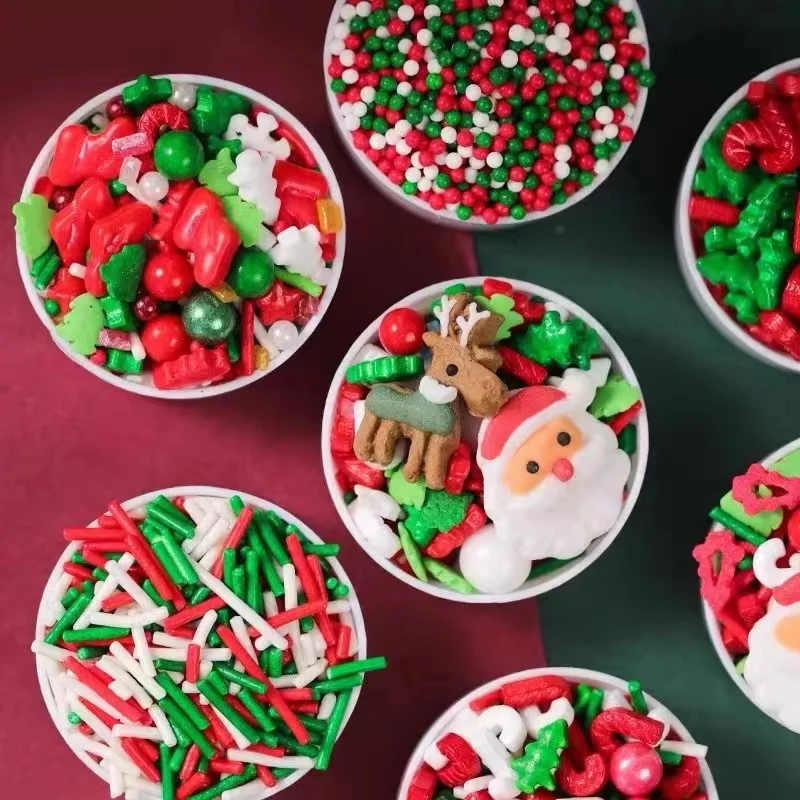 Yiwu Wholesale Edible Pearls And Sprinkles Suppliers Polymer Clay Sprinkles Christmas