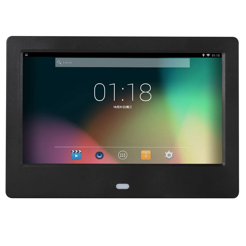 Цифровая фоторамка 7 дюймов 1024x600 Wi-Fi электронная цифровая таймер вкл/выкл/слайд-шоу