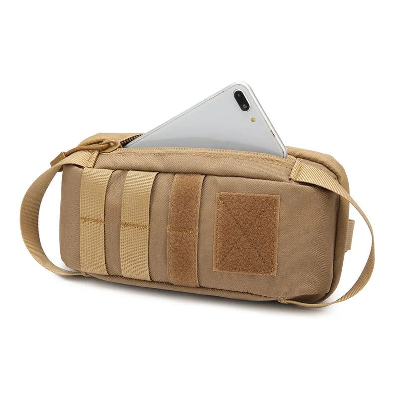 Outdoor Running Mobile Phone Bag Waterproof Wear-resistant Crossbody Bag Bual-purpose Chest Belt Shoulder Bag