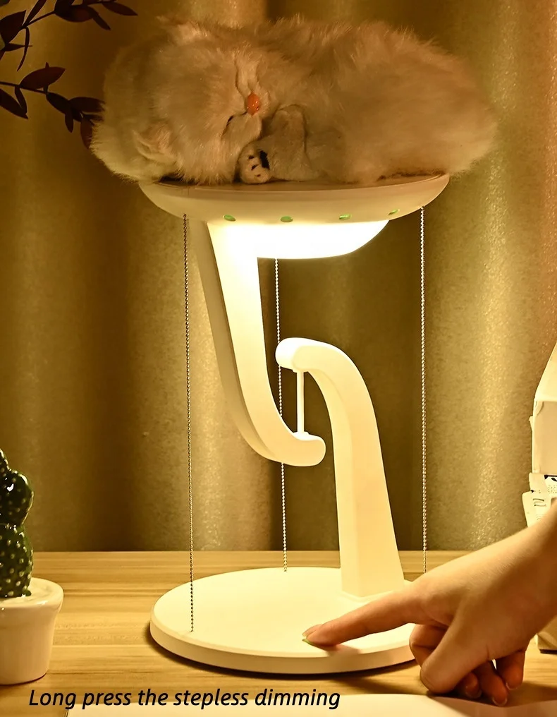 BETTER Modern novelty night light touch switch levitated table lamp with wireless charging