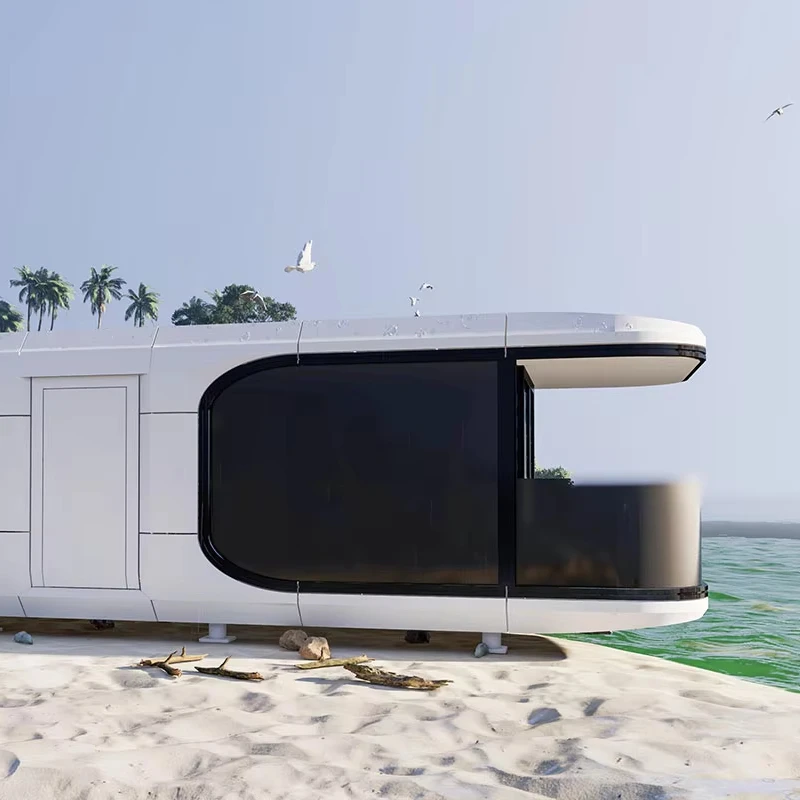 linyi v1 18 q5 38 sqm  prefabricated modern foldable space capsule home houses  hotel container for australia