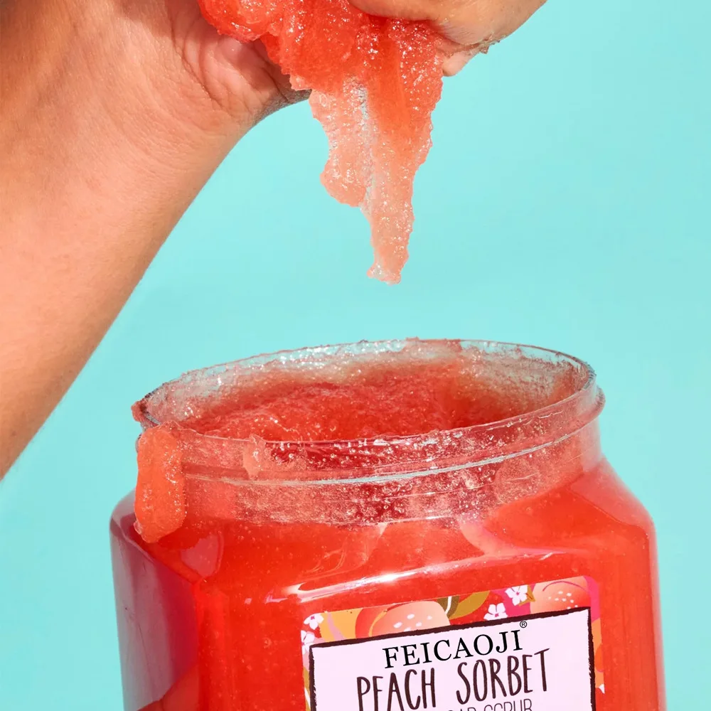 Himalayan salt Shea butter exfoliating whitening sugar bath body scrub cream