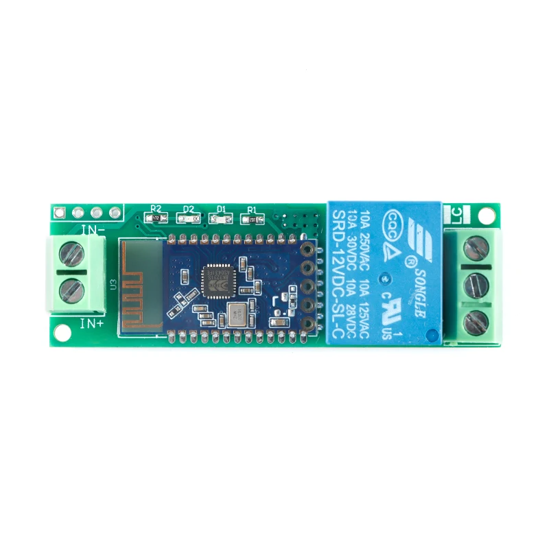 WGZX новый модуль электронных деталей bluetooth_relay _ x1 (5V 12V) Интегральные схемы