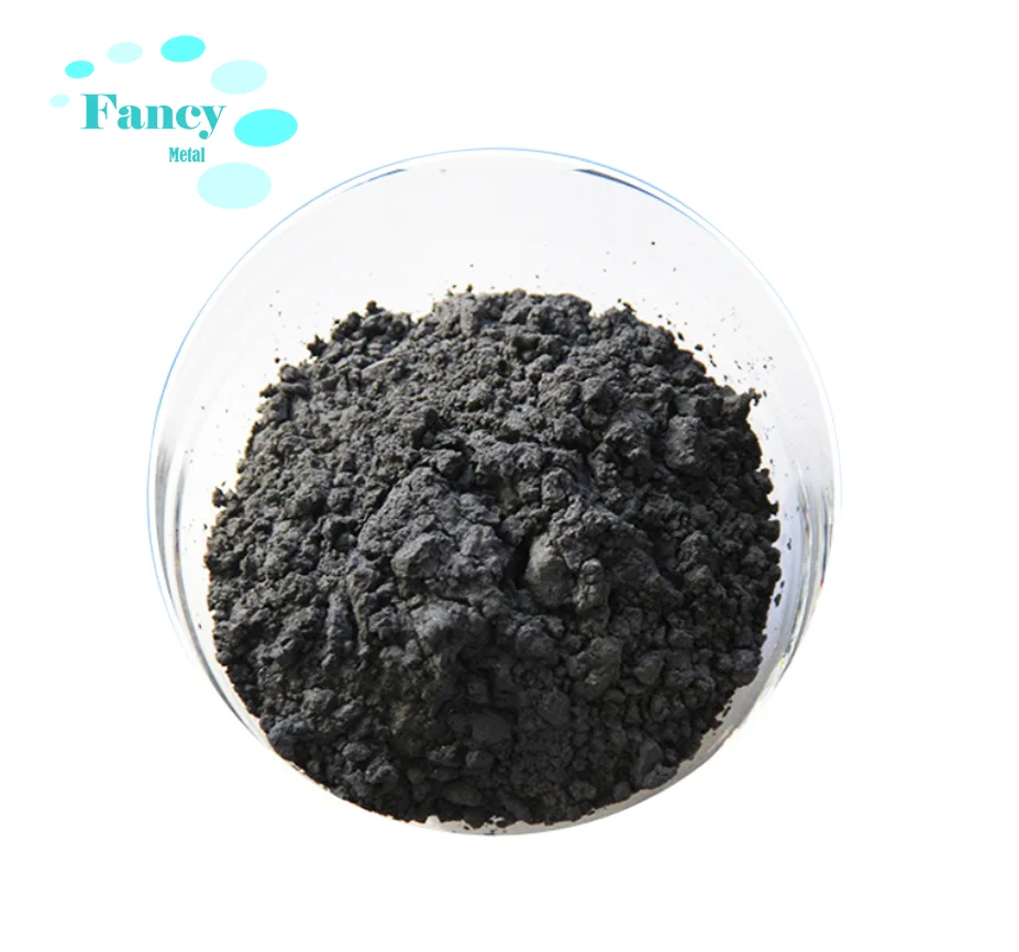 Rhodium Metal Catalysts Sponge Powder Price 99.9% Rhodium Gray Black Nano Rhodium Powder